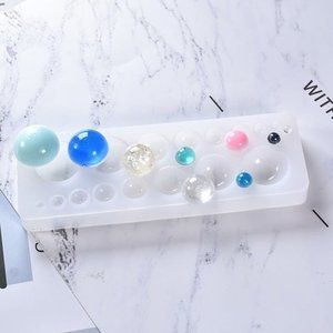 Half Dome Cabochon Resin Silicone Mold